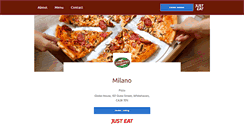 Desktop Screenshot of milanoonline.co.uk